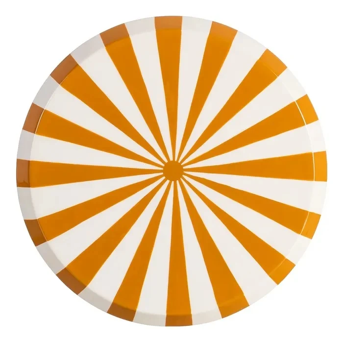 Mesita Auxiliar Circus Vintage Rayas Butter - Imagen 4