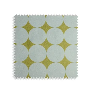 Tela Black Out Shadow Dots Blue Green L