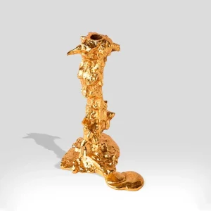 Candelabro Drip Gold L