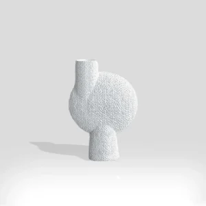 Jarrón Sphere White L