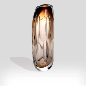 Jarrón Siani Glass Brown