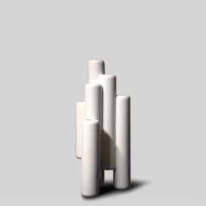 Jarrón Gode Ceramic White