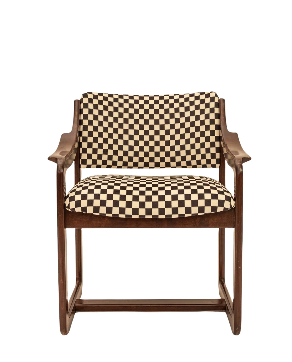 Silla años 70 Clasic Damero