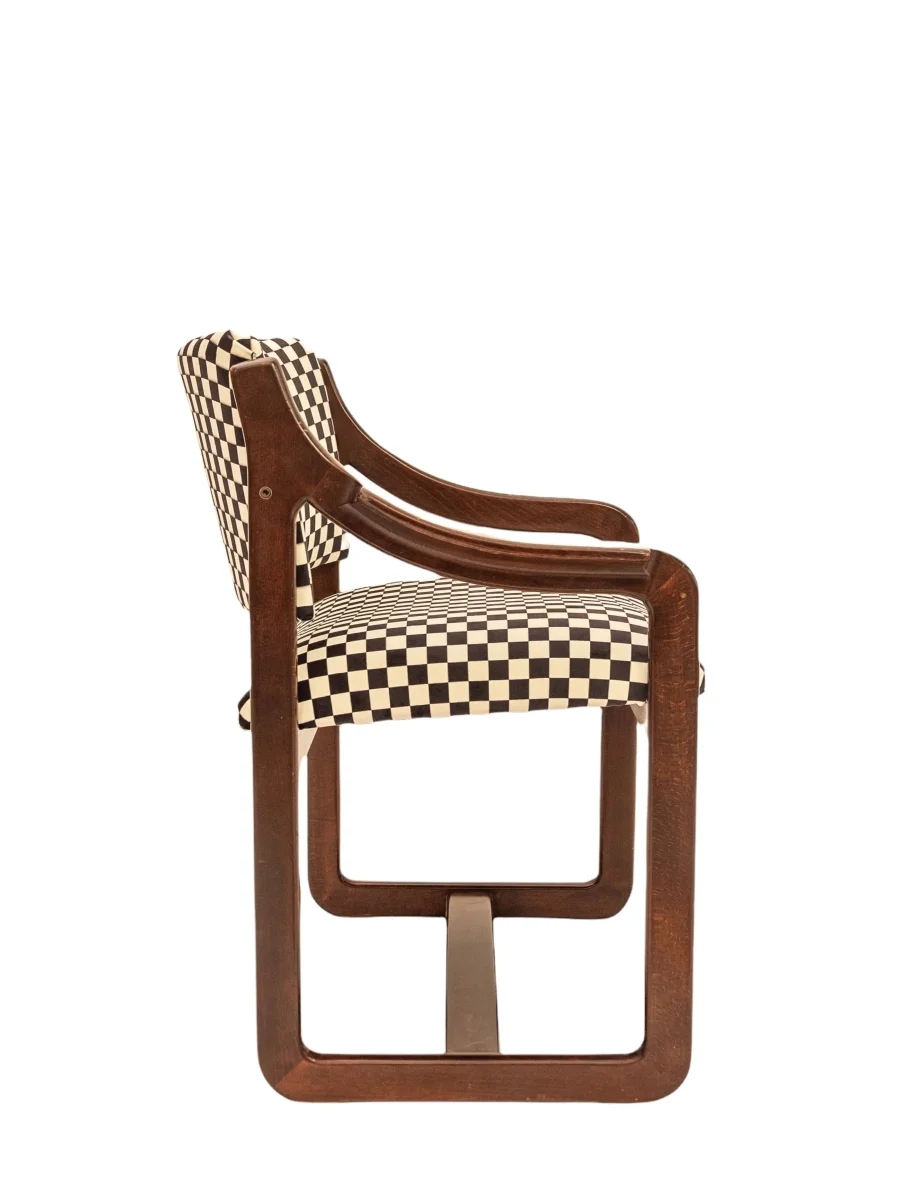 Silla años 70 Clasic Damero - Imagen 3