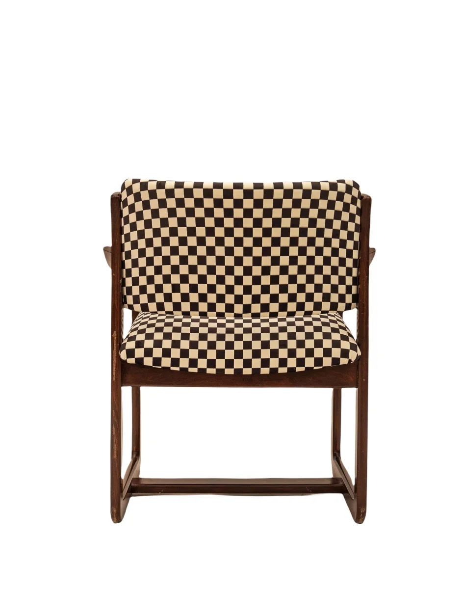 Silla años 70 Clasic Damero - Imagen 4