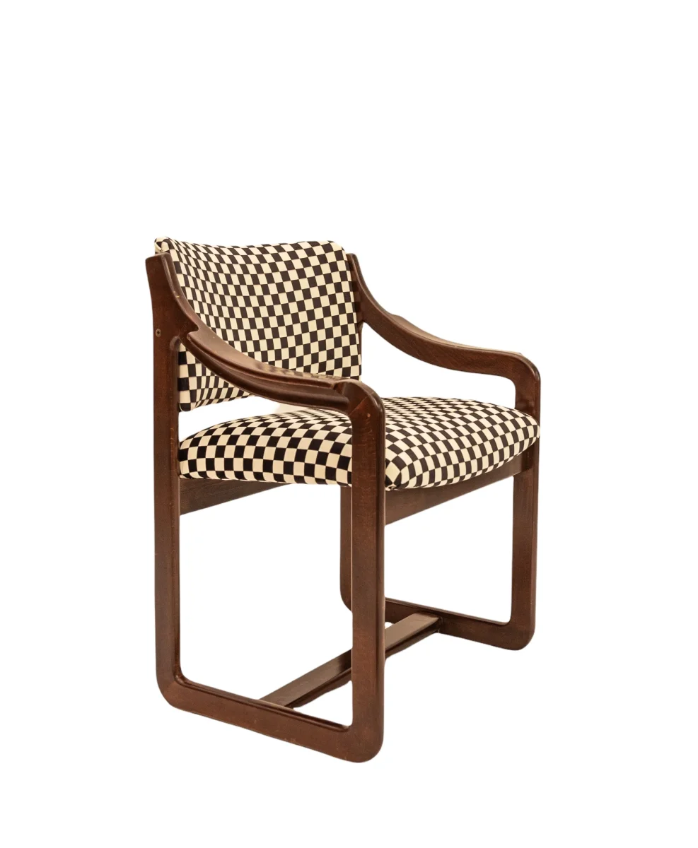Silla años 70 Clasic Damero - Imagen 7