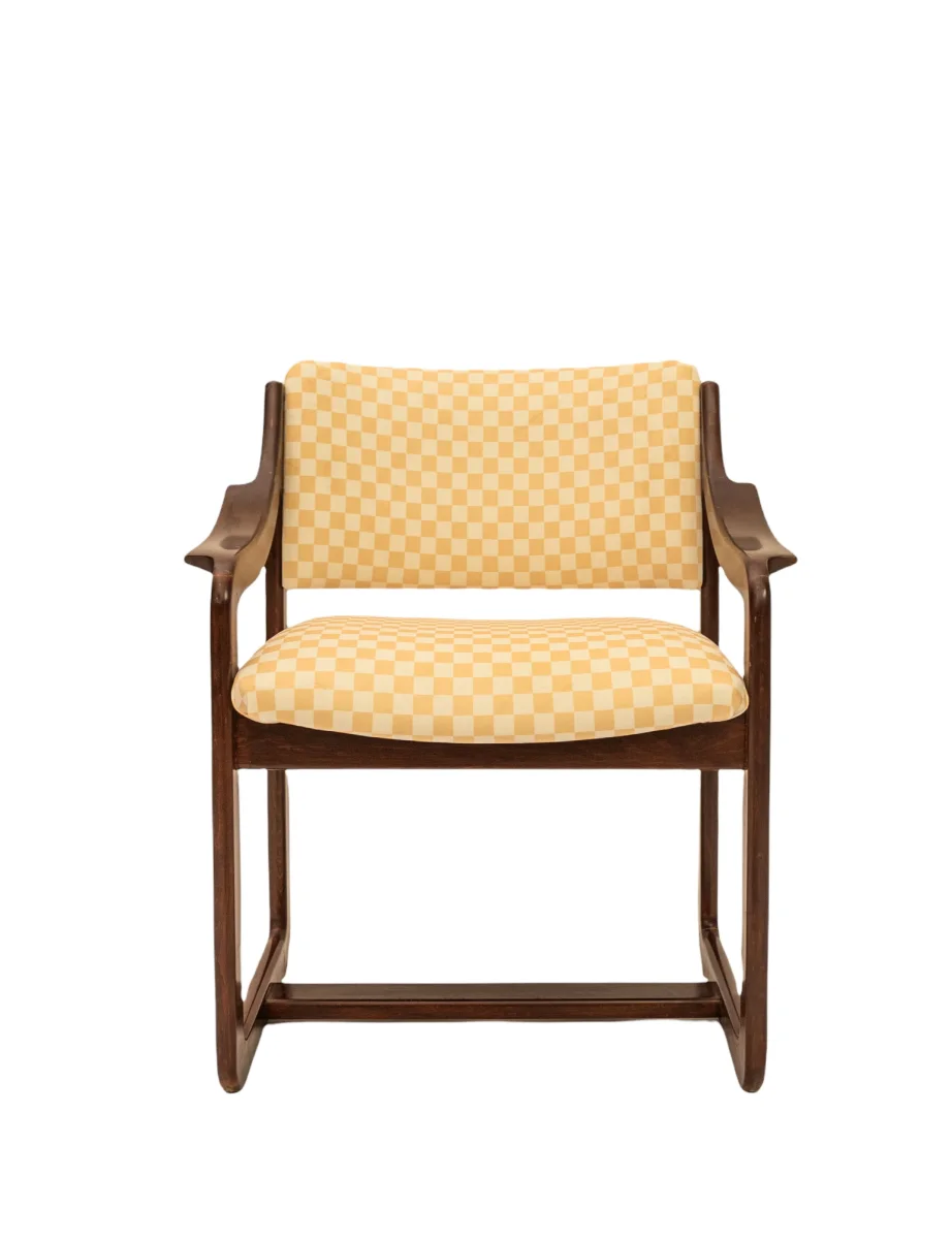 Silla Años 70 Vanille Damero