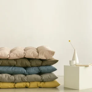 Colchón Futon de suelo azul