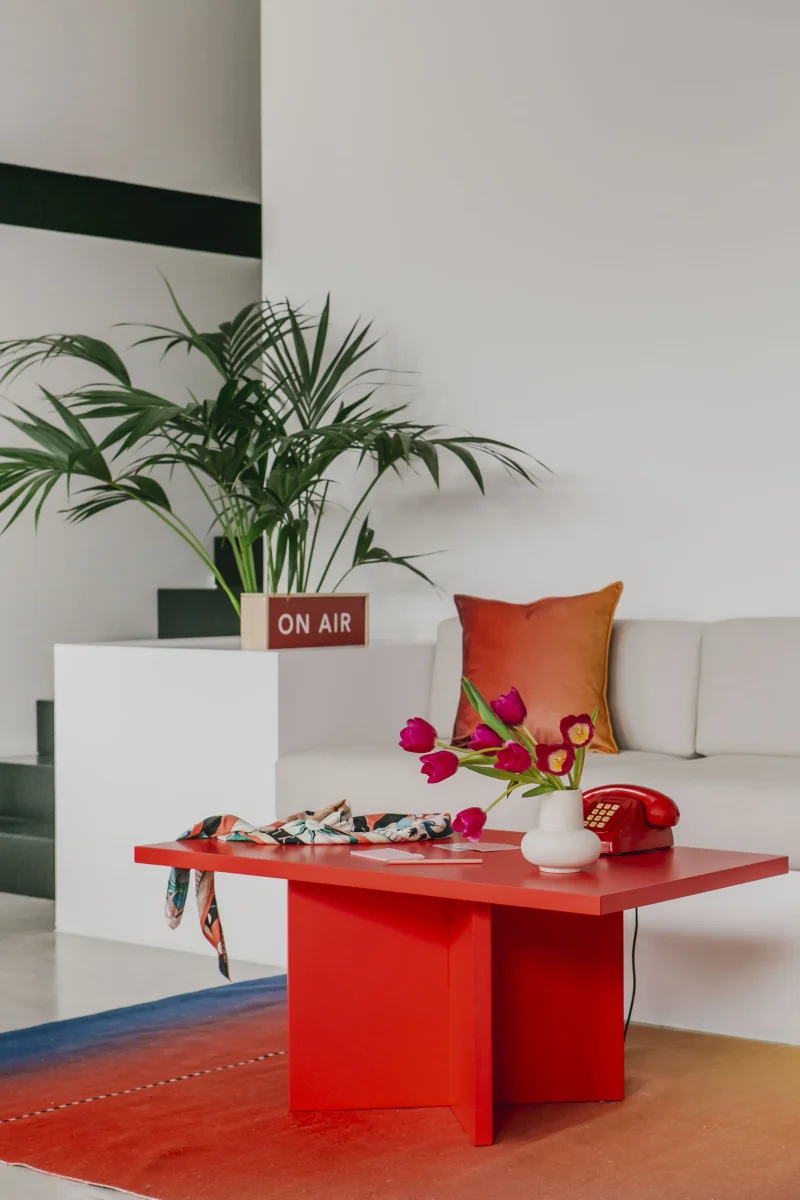 Mesa baja rectangular Charla Flame 100x60 - Imagen 9