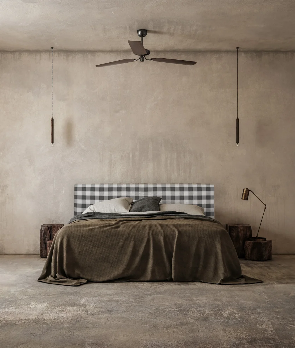 Cabecero Billie 150 Vichy Negro - Imagen 8