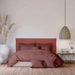 Cabecero tapizado lino 150 Edmond Teja