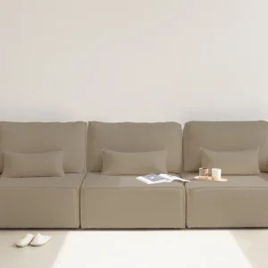 Sofa Modular Lea 3 plazas Chaiselongue Stone