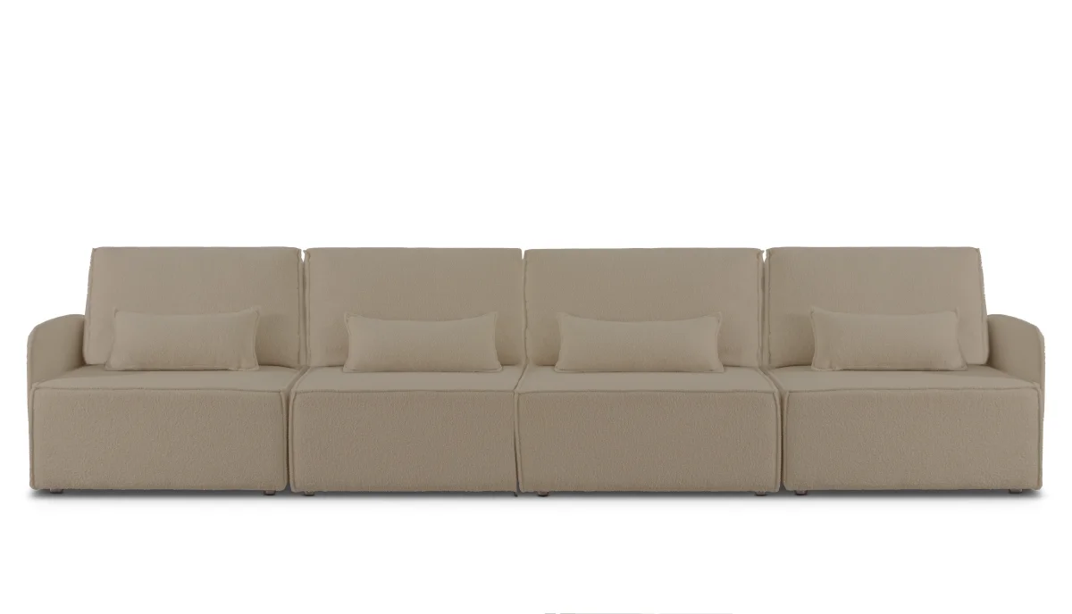 Sofa Modular Lea 4 plazas Chaiselongue Stone - Imagen 9