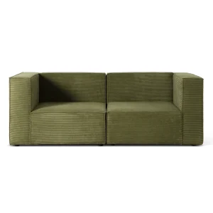Sofa Harper 2 plazas Chaiselongue Verde