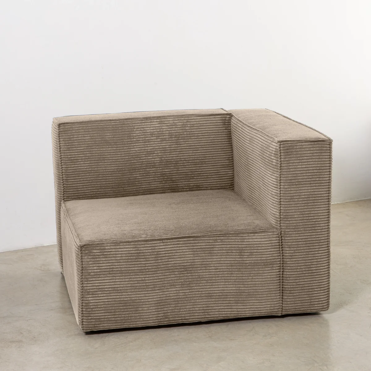 Sofa Harper 3 plazas Chaiselongue Marron - Imagen 6