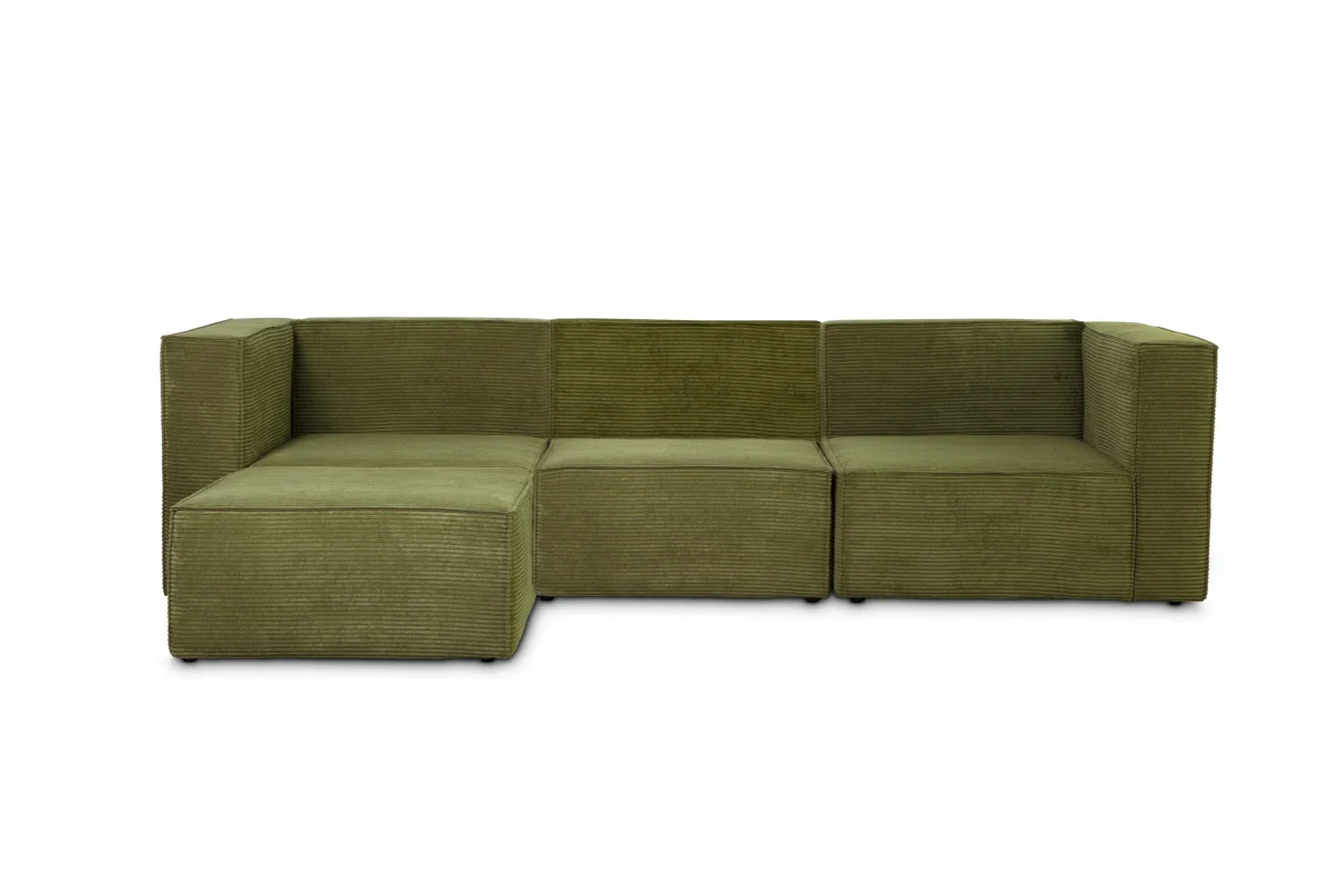 Sofa Harper 3 plazas Chaiselongue Verde - Imagen 3