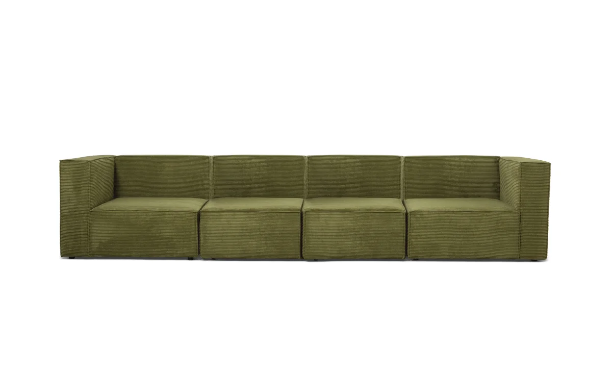 Sofa Harper 4 plazas Chaiselongue Verde - Imagen 3