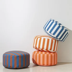 Puff Rayas Midnight blue - Brown
