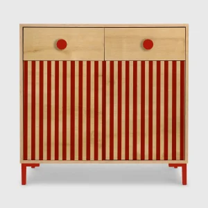 Comoda Alise Roble Red Stripes