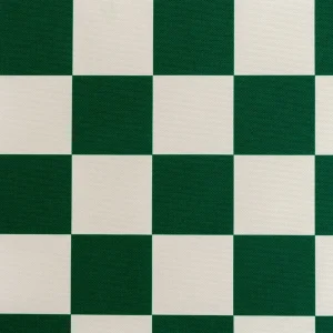 Tela outdoor Checkerboard Verde