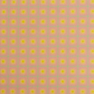Tela outdoor Lunar Grid Pink Yellow