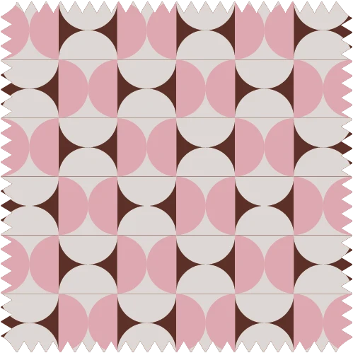 Tela Estampada Velvet 70's Funky Forms