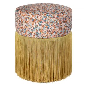 Pouf Ottoman Velvet Funky