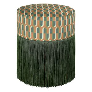 Pouf Ottoman Velvet Ziggy
