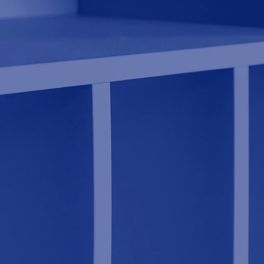 Mueble para vinilos Azul - Imagen 5