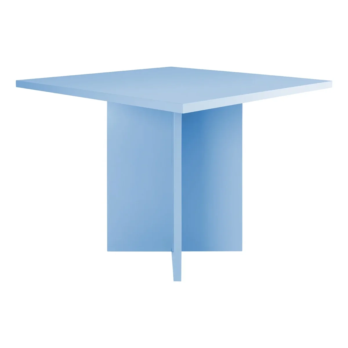Mesa de comedor cuadrada Matilda Azul claro 100x100 - Imagen 2