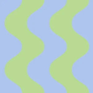 Tela Outdoor Wavy Verde Azul