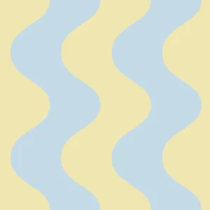 Tela Outdoor Wavy Amarillo Azul