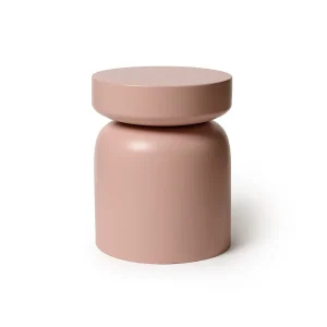 Mesita Taburete Poppy Rosa
