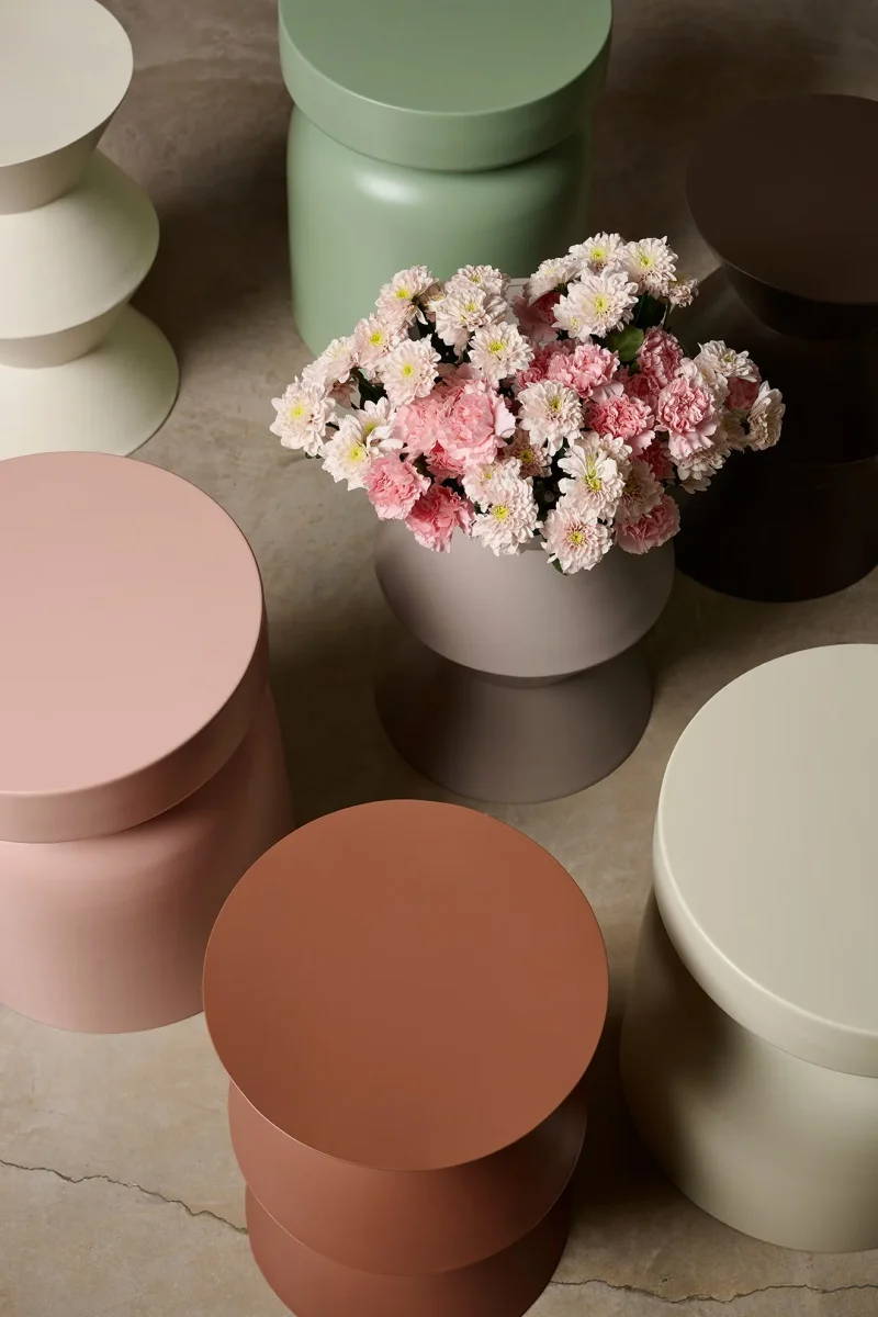 Mesita Taburete Poppy Rosa - Imagen 4