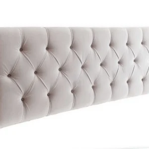 Cabecero Tapizado Terciopelo (Warm Grey 1)