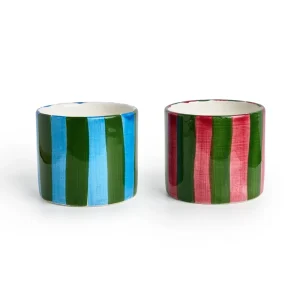 Set tazas rayas Wine