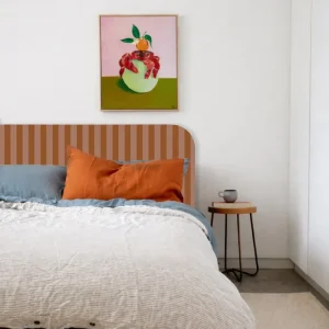 Cabecero Eddie Tapizado Terciopelo Cama 150cm Ginger-Mocha