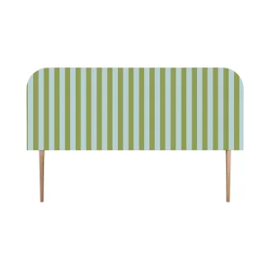 Cabecero Eddie Tapizado Terciopelo Cama 150cm  Green-Water