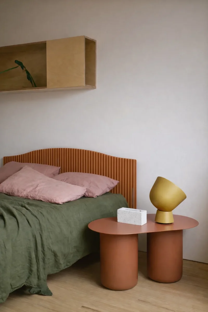 Cabecero Suzanne Tapizado Terciopelo Cama 150cm Ginger-Mocha - Imagen 4