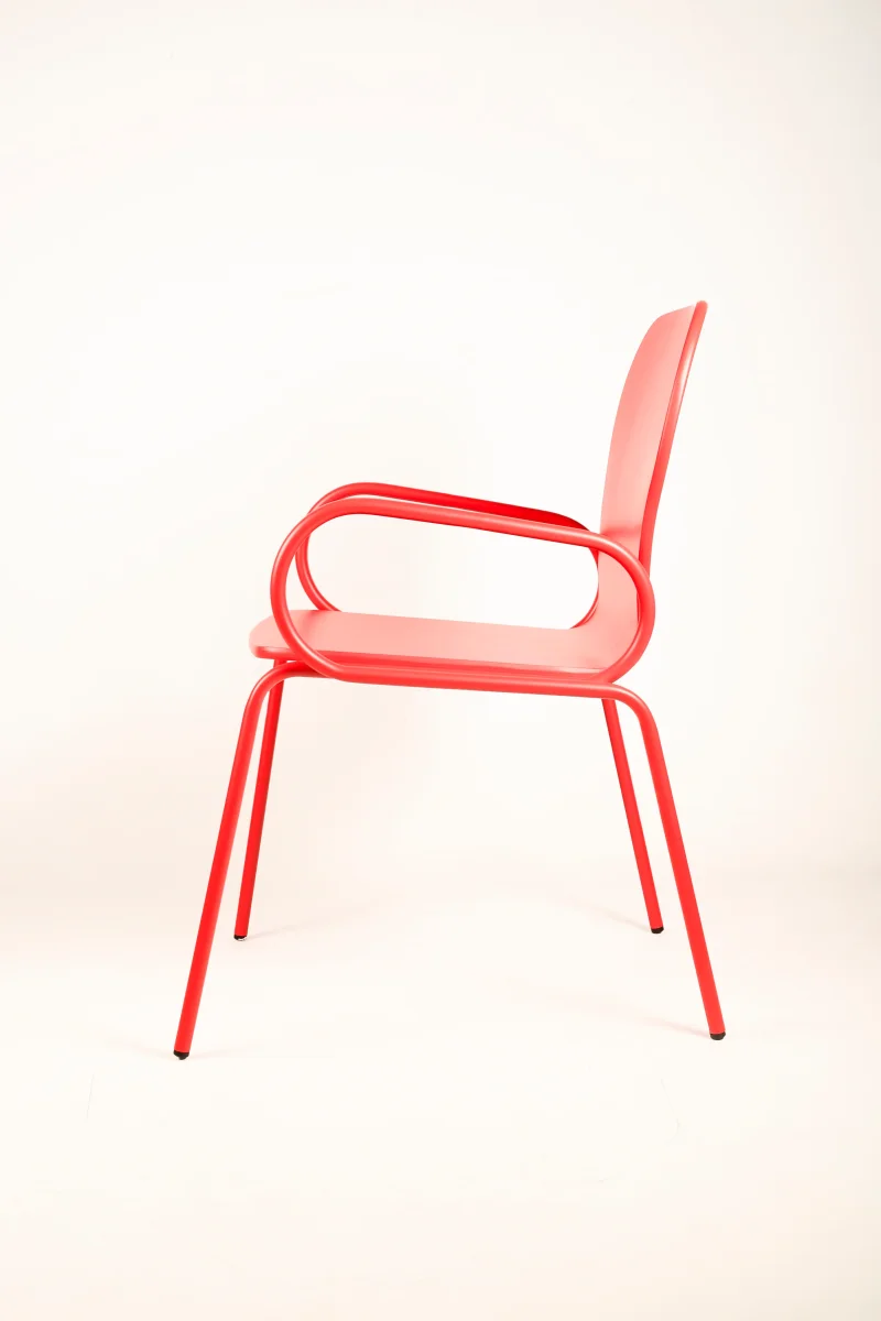 Silla Mafalda Lacada Roja - Imagen 3
