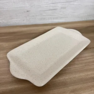 Bandeja jaspeada rectangular