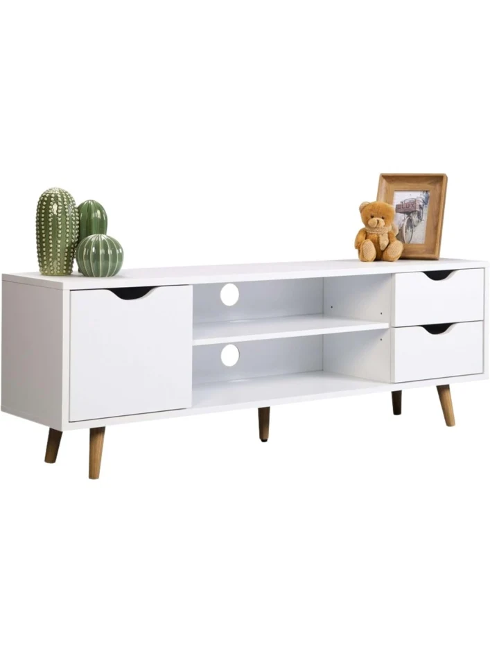 Mueble para TV en Color Blanco, 120 x 41 x 28