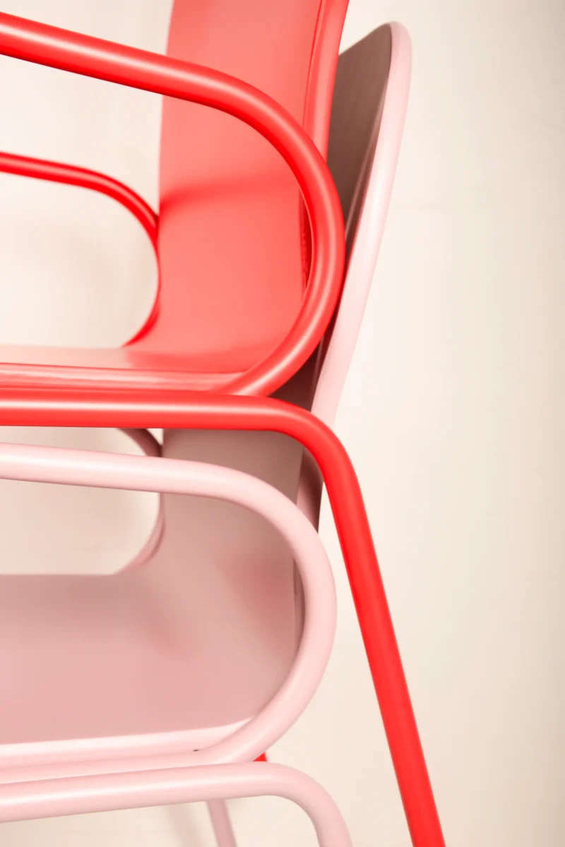 Silla Mafalda Lacada Rosa - Imagen 9