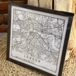 Cuadro 30×30 Mapa London