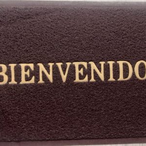 Alfombra Bienvenido Marrón
