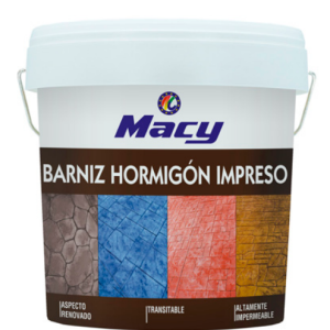Barniz Hormigón Impreso al Agua