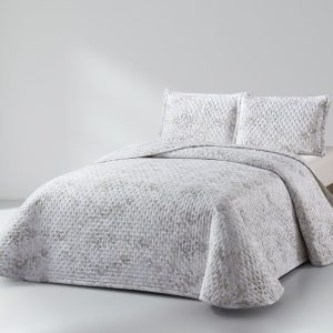 Colcha Bouti Carmine Beige Clara Vidal