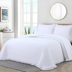 Colcha Bouti Microfibra Clara Blanca