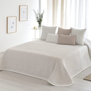 Colcha Piqué Estampada Midas Lino – Textilia