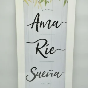Cuadro 20×50 «Ama Ríe Sueña»